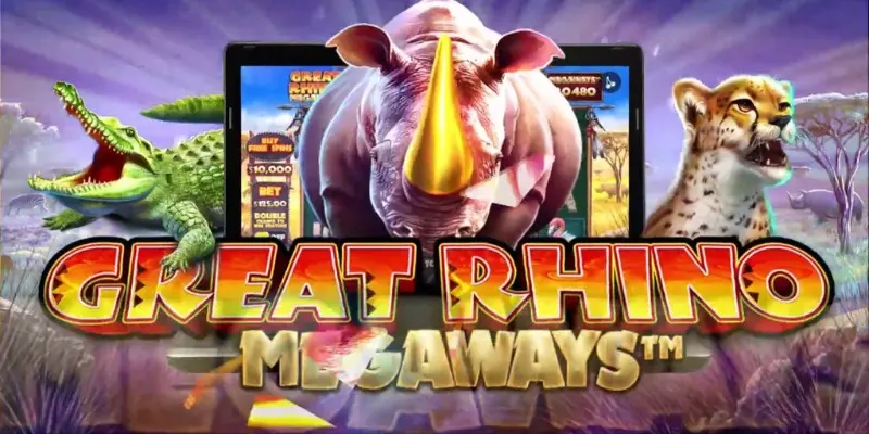 Great Rhino Megaways - Trúng slots cùng jackpot khủng 2024