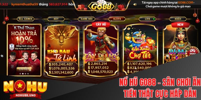 Nổ Hũ Go88 - Trải Nghiệm Sân Chơi Đổi Thưởng Cực Hấp Dẫn